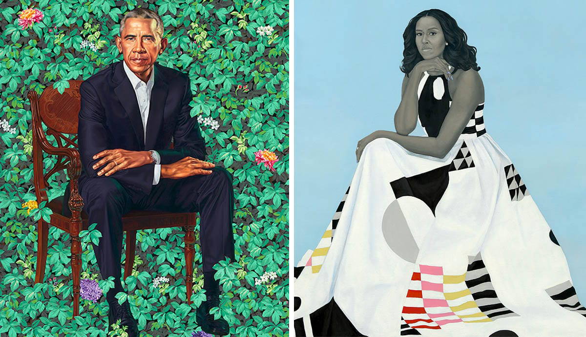 barack obama kehinde wiley michelle obama