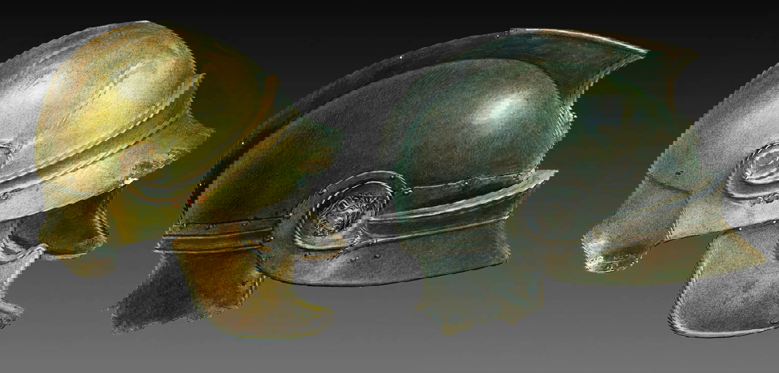 attic helmet ancient greece