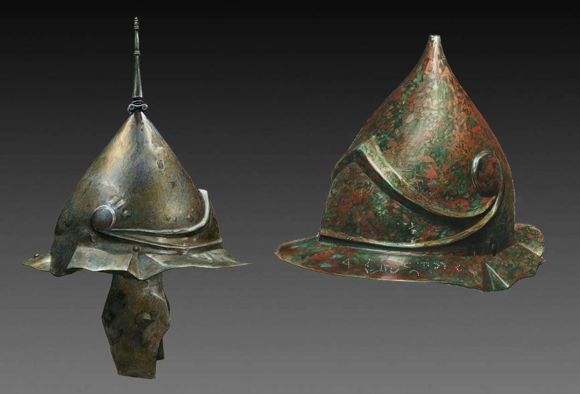 boeotian helmet ancient greece