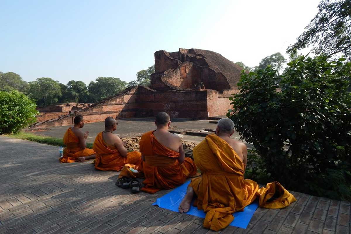 buddhist monks nalanda