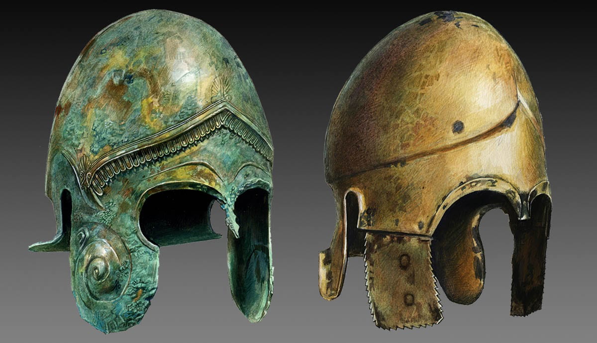 chalcidian helmet ancient greek