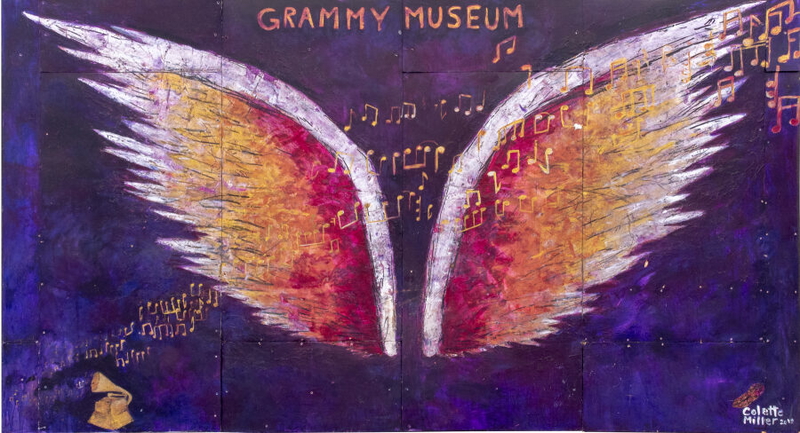 Global Angel Wings by Colette Miller for the Grammy Museum