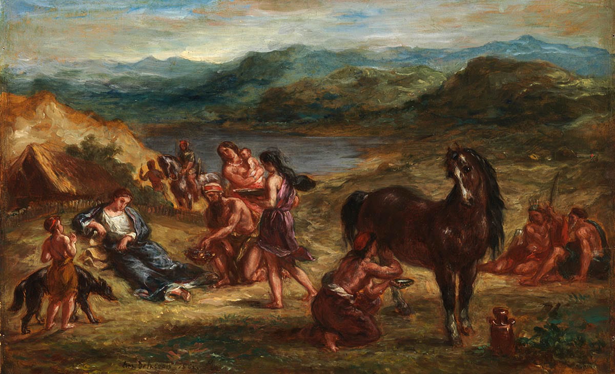 ovid scythians eugene delacroix