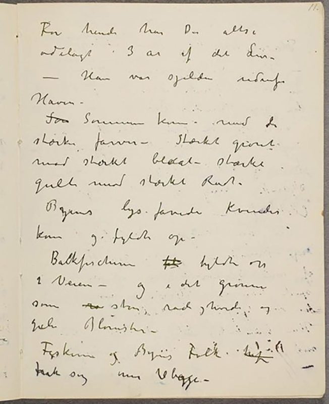 edvard munch writing poem