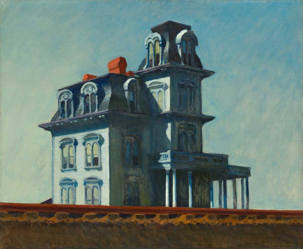 house by the railroad edward hopper