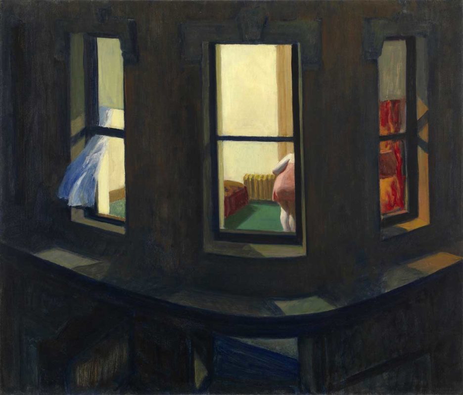 night windows edward hopper