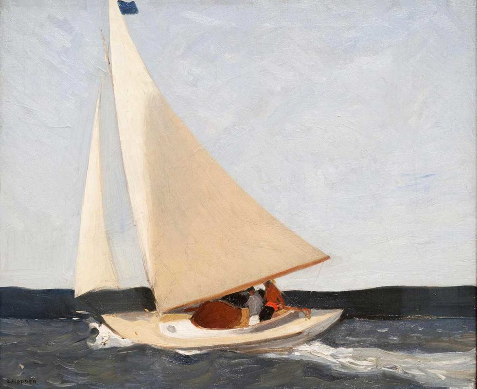 sailing edward hopper painting