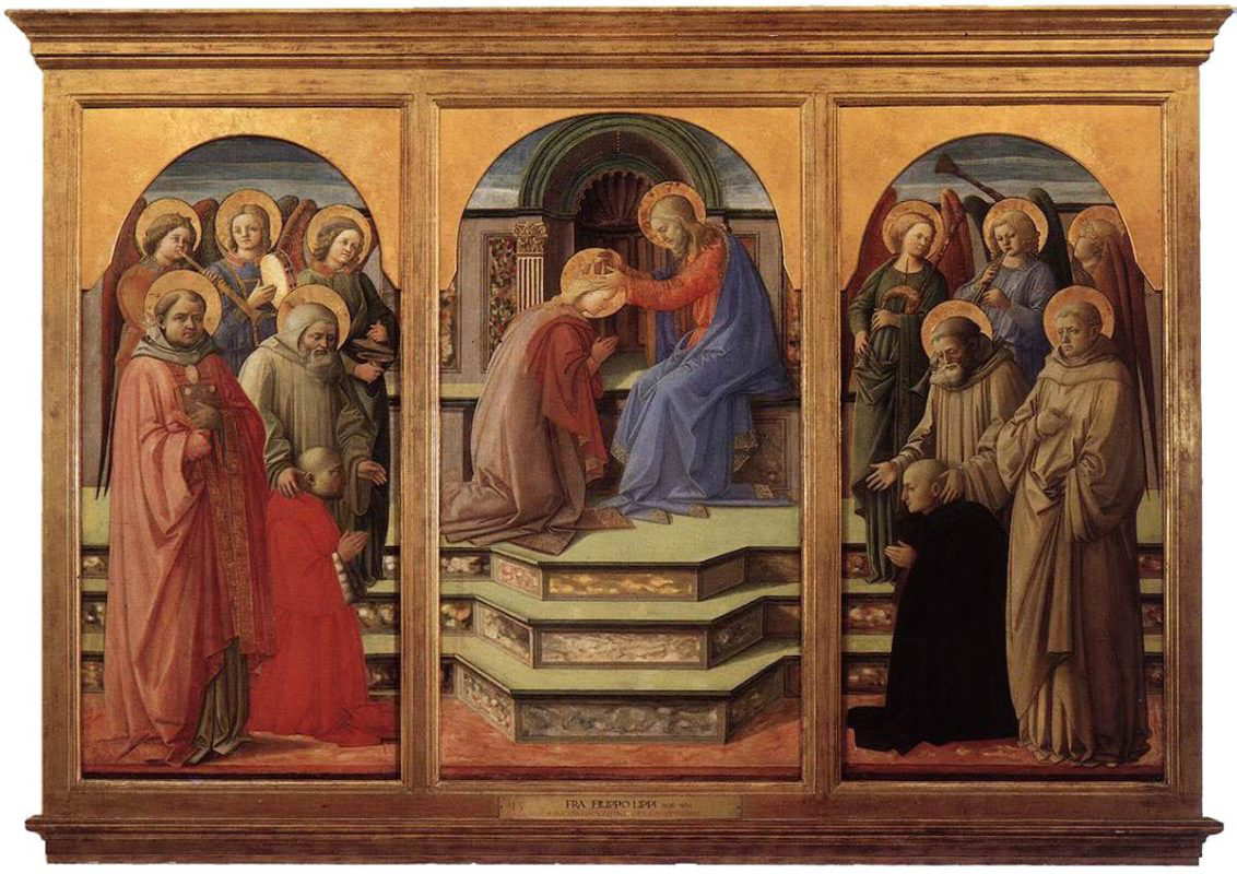 marsuppini coronation filippo lippi