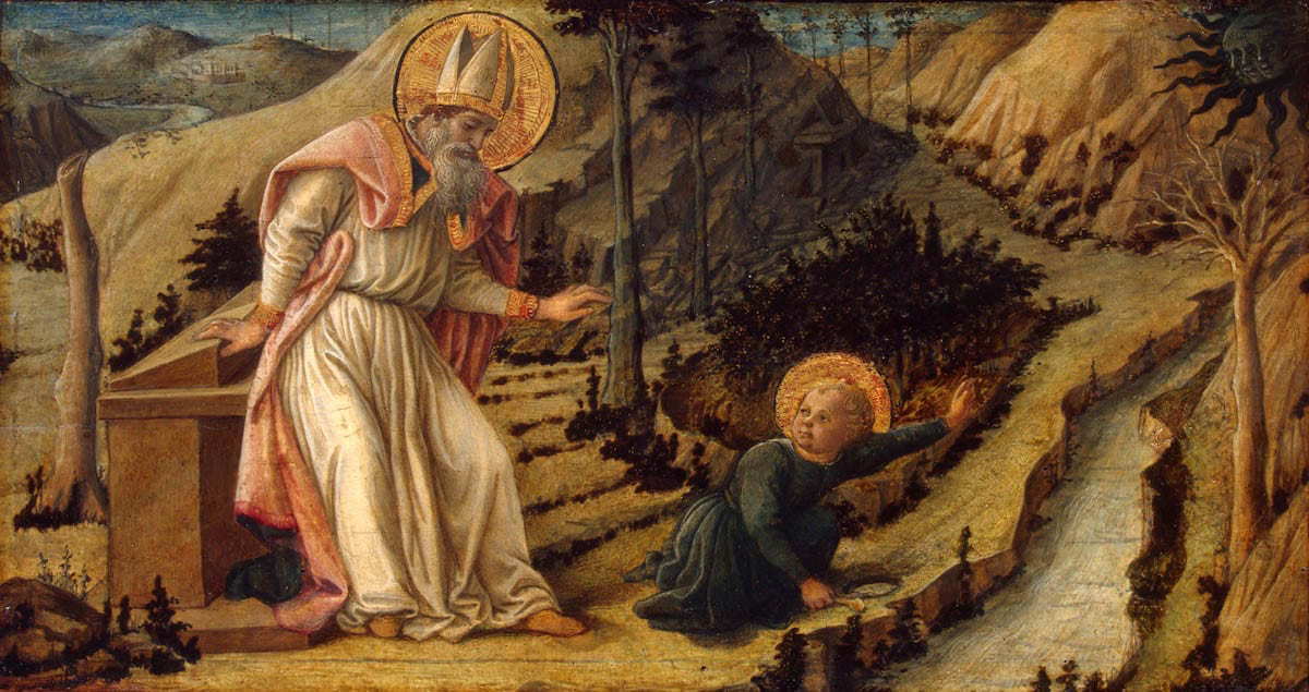 vision of st augustine filippo lippi