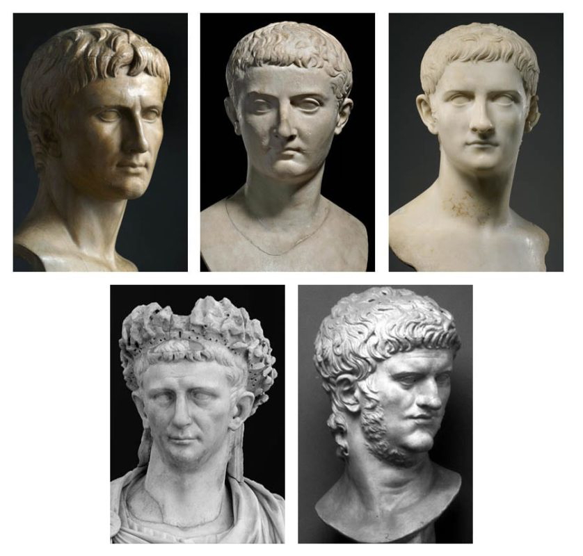 five emperors julio claudian dynasty