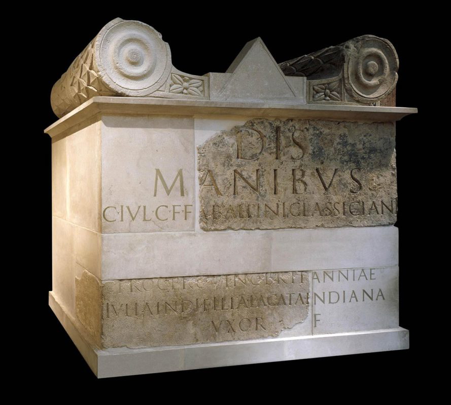 gaius julius alpinus classicanus tomb