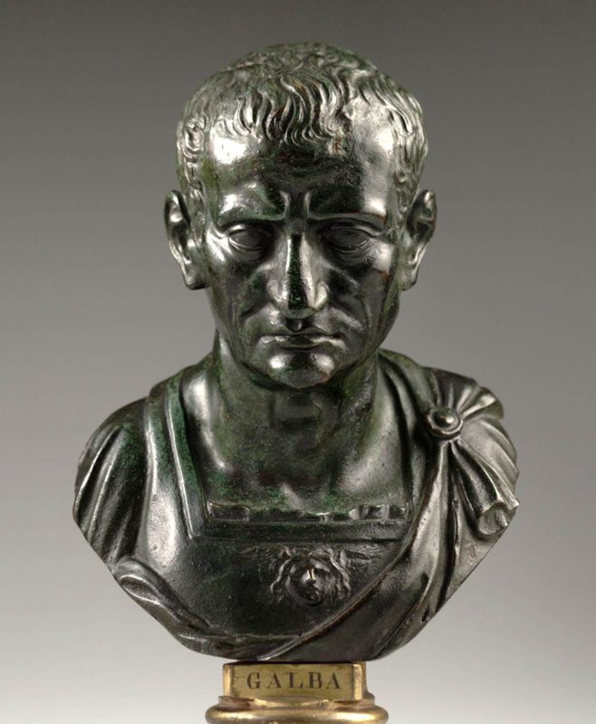bust of galba