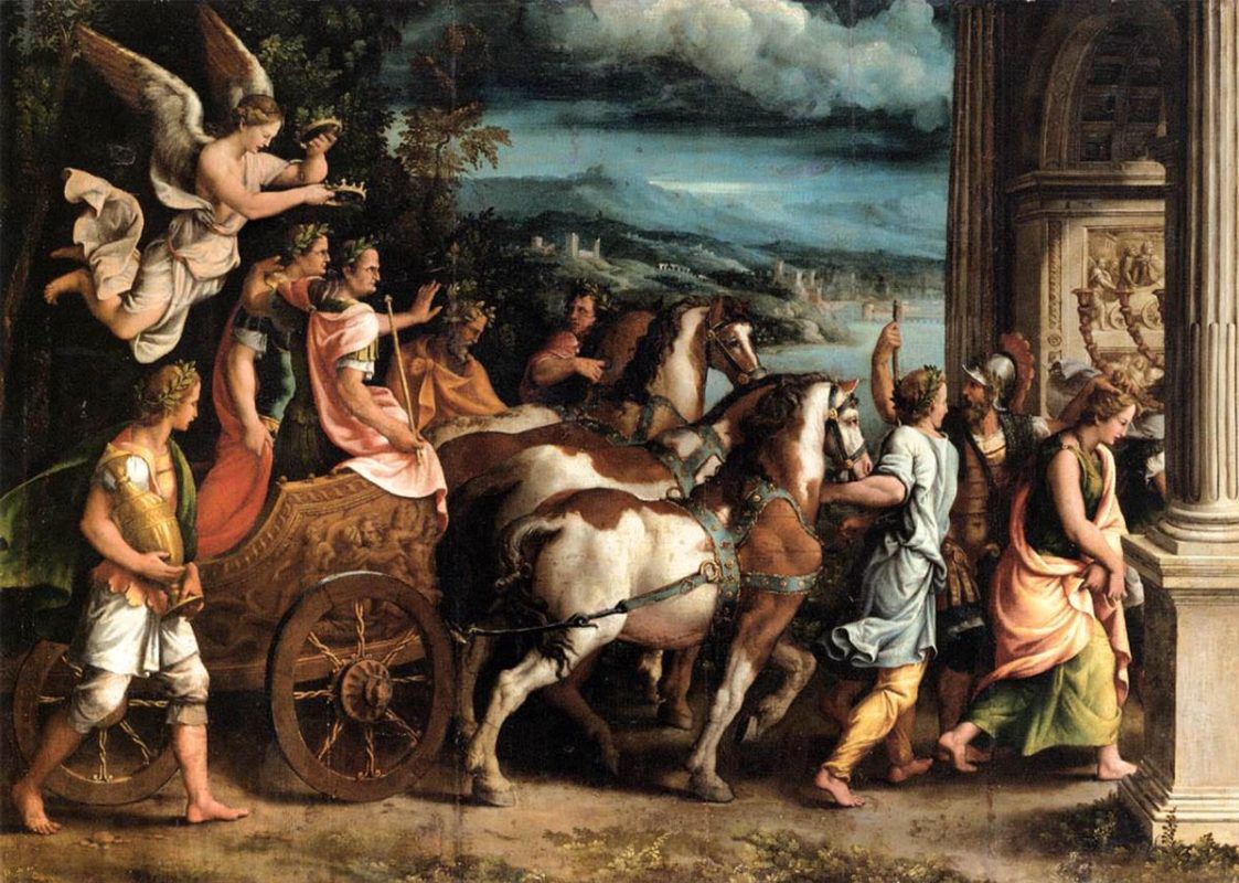 triumph titus vespasian