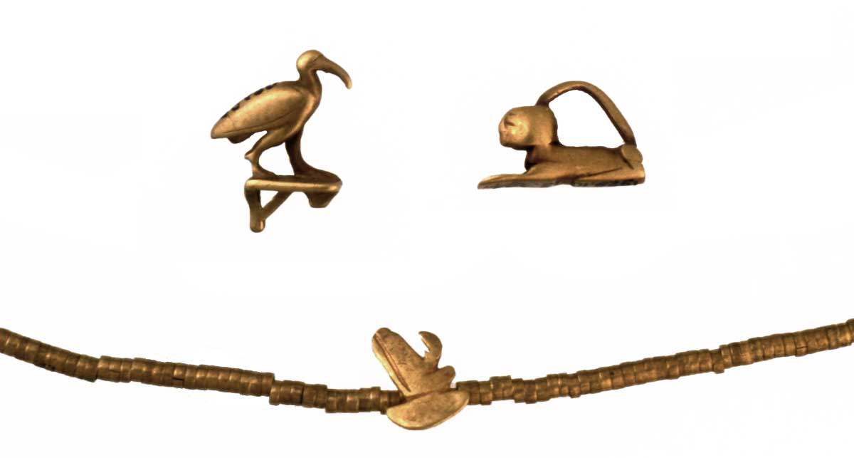 gold ibis amulet