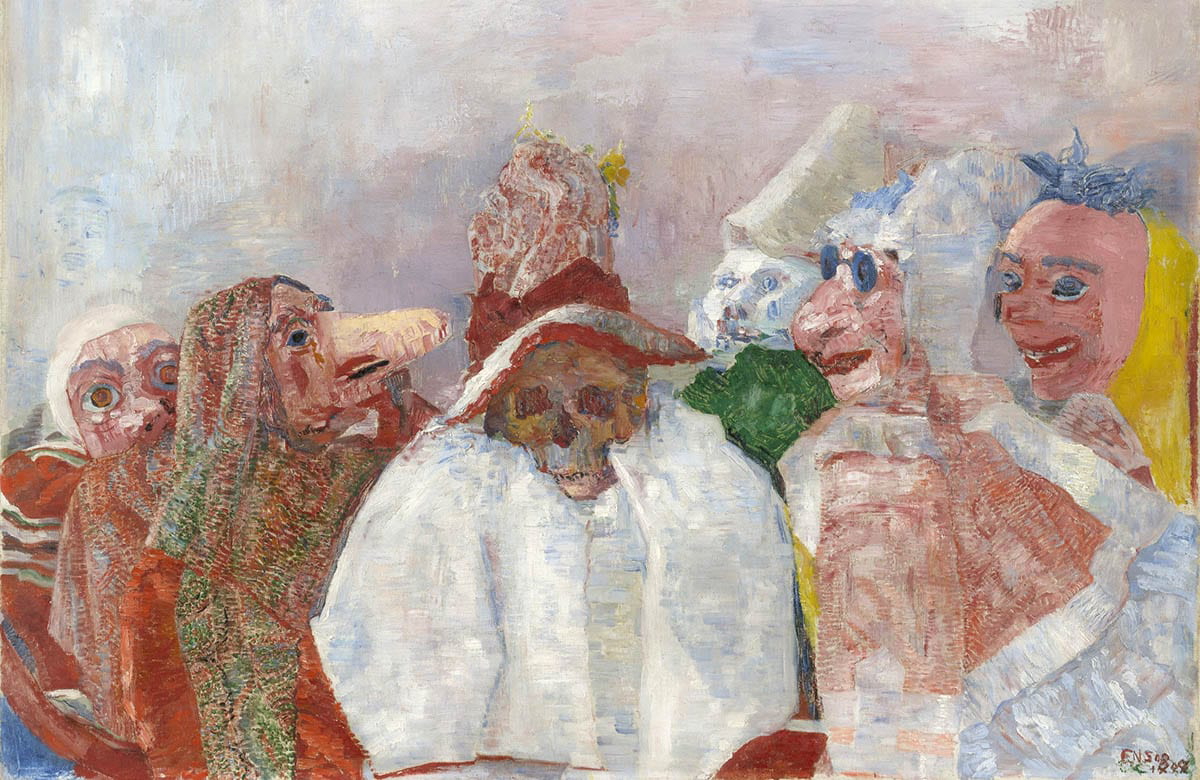 masks confronting death james ensor