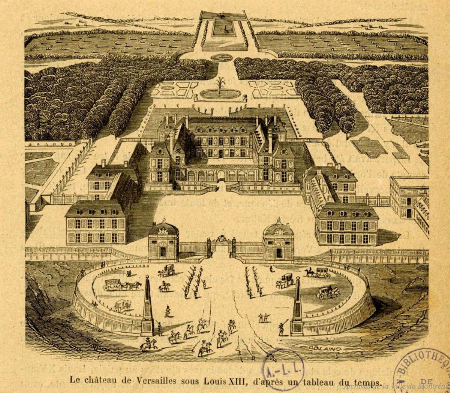 the palace of versailles under louis xiii