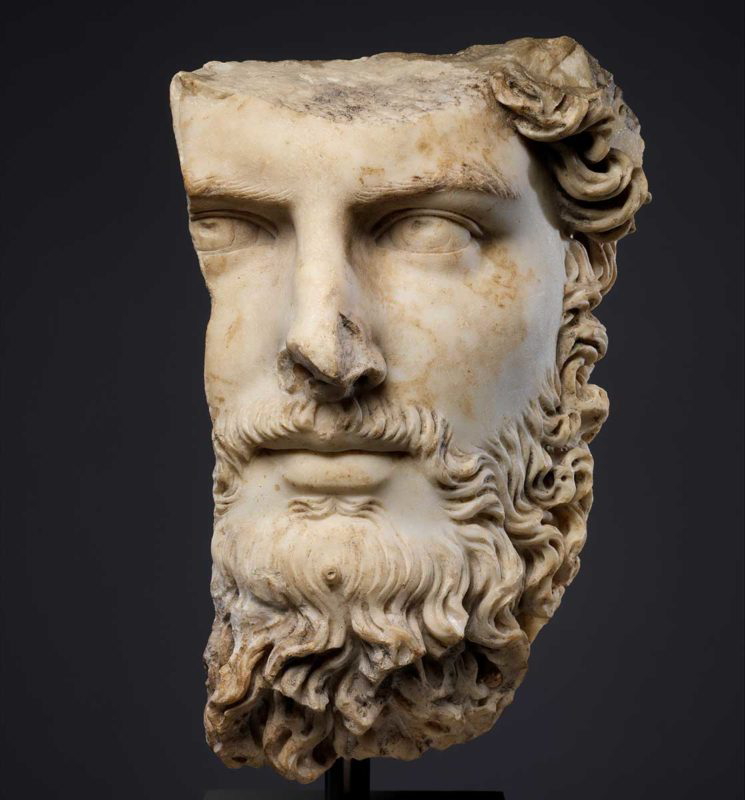 marble portrait co emperor lucius verus