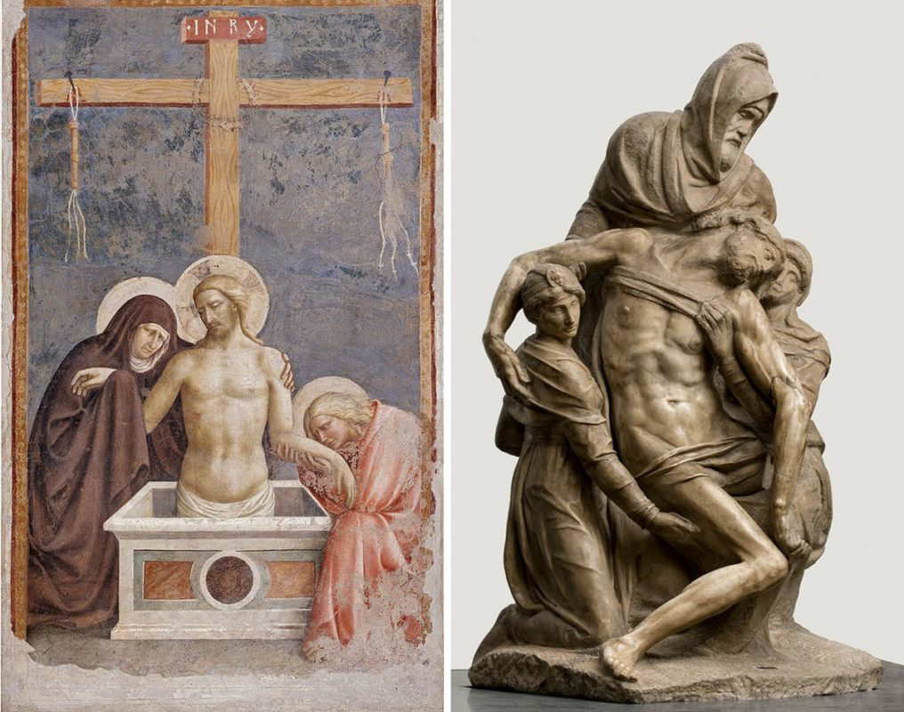 pieta the deposition michelangelo