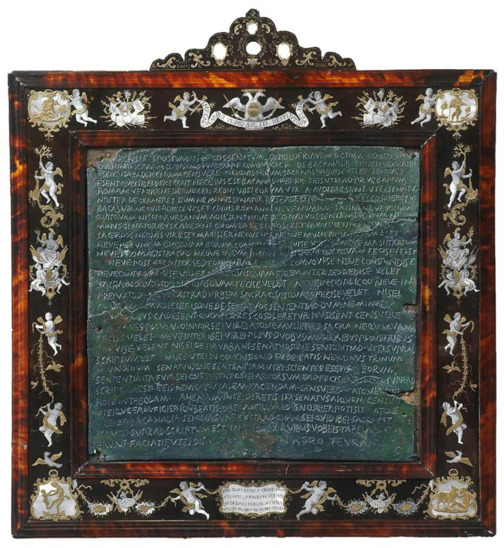 senatus consultum de bacchanalibus