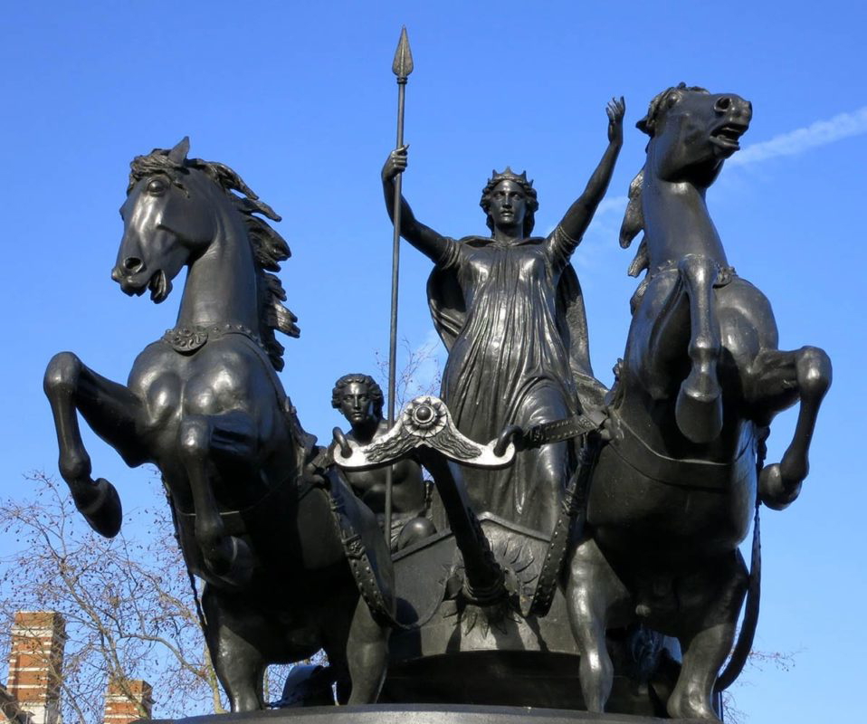 boudicca daughters statue thomas thornycroft