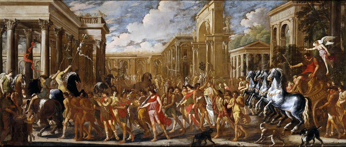 vespasian triumphal entry rome viviano codazzi