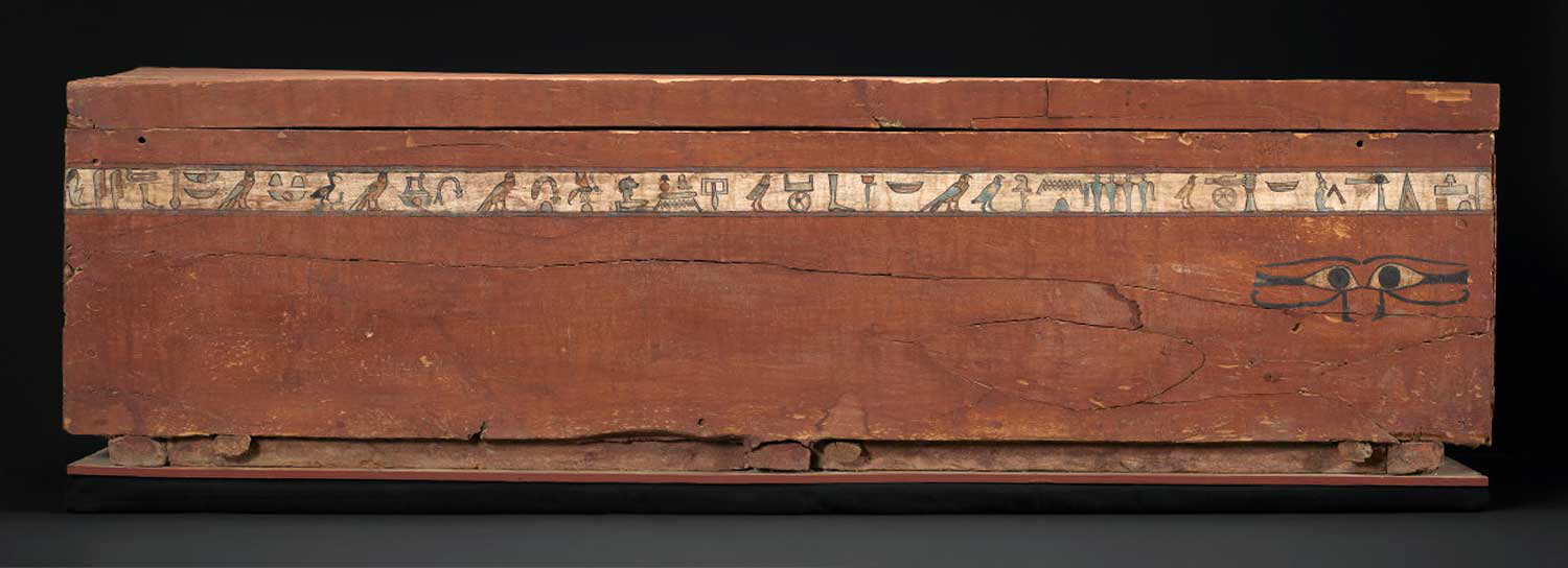 wooden coffin tjeby