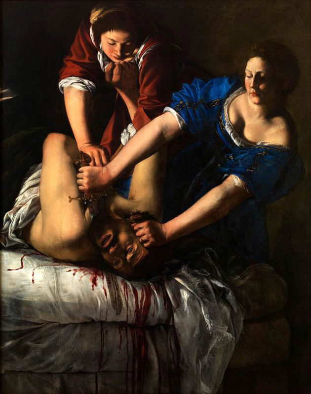 judith holofernes artemisia gentileschi