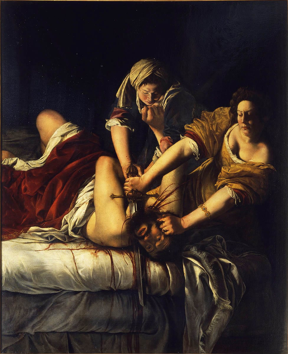 judith beheading holofernes gentileschi