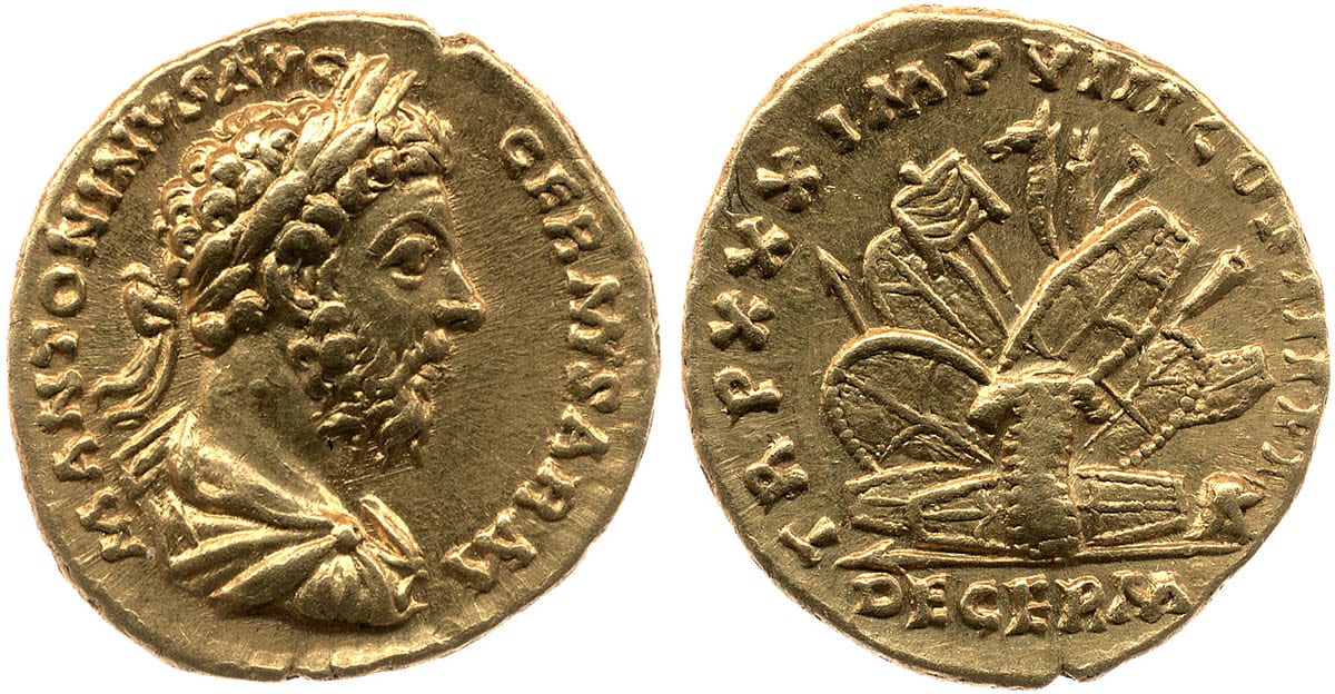 gold aureus marcus aurelius