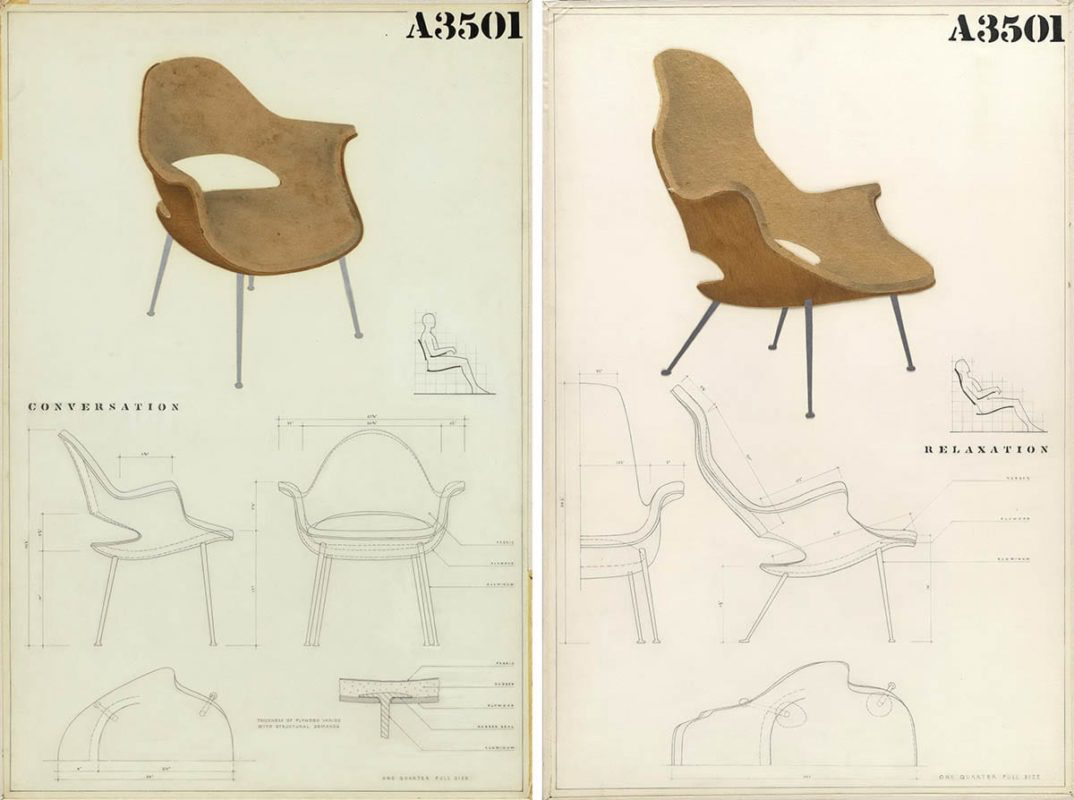 low high armchairs charles eames saarinen