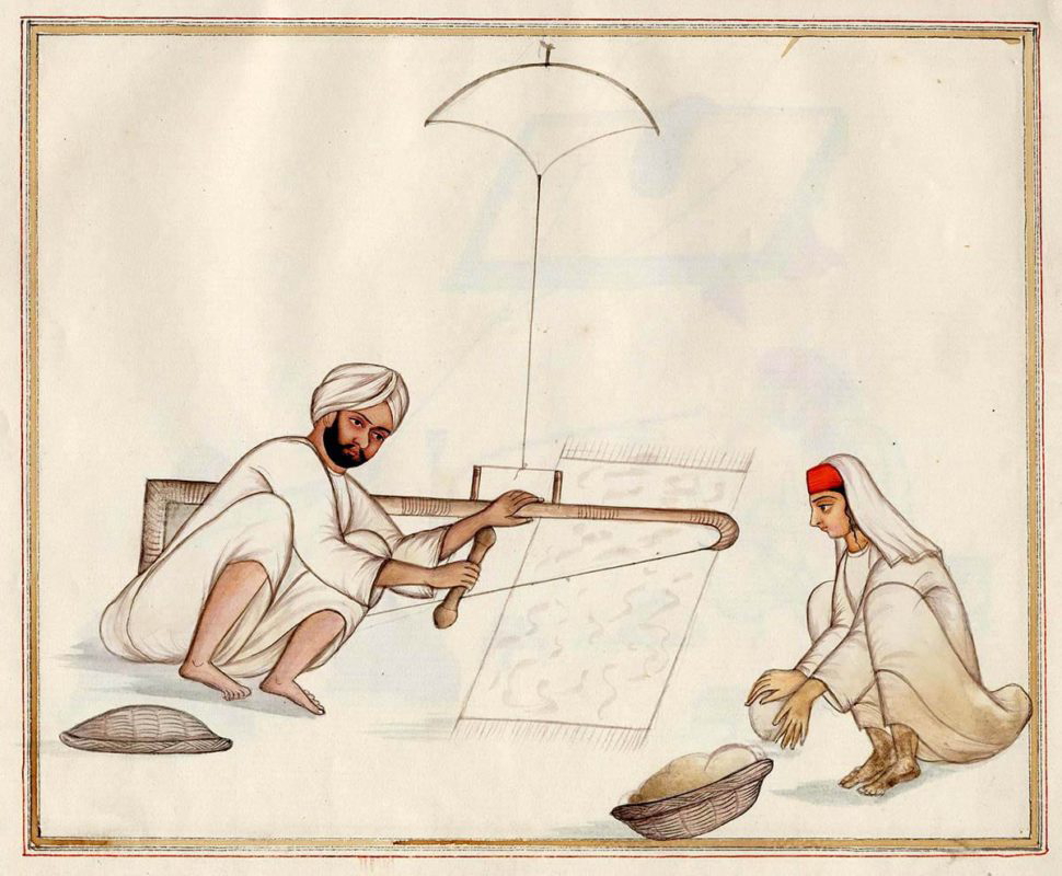 indian man and woman punjabi cotton