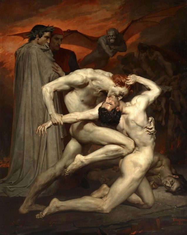 dante and virgul bouguereau