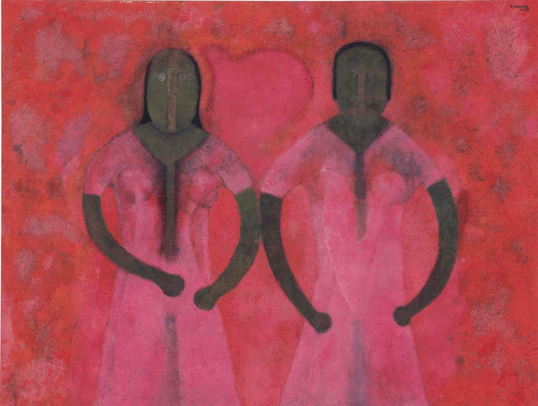 dos mujeres en rojos rufino tamayo