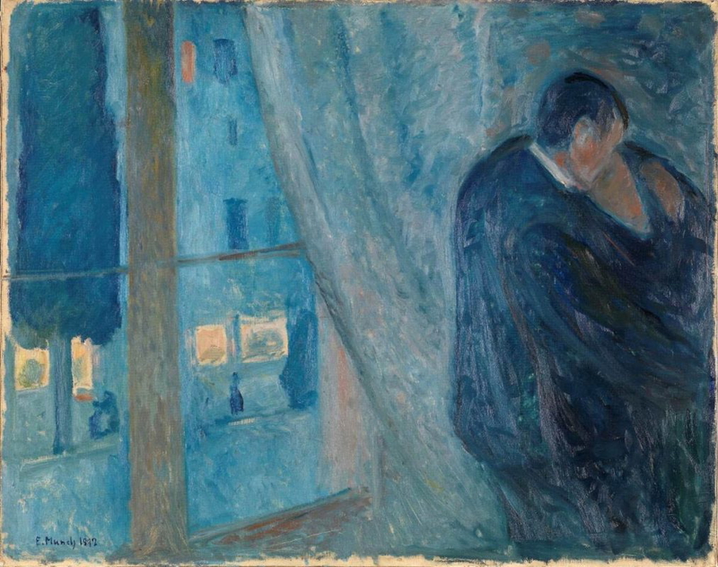 the kiss edvard munch