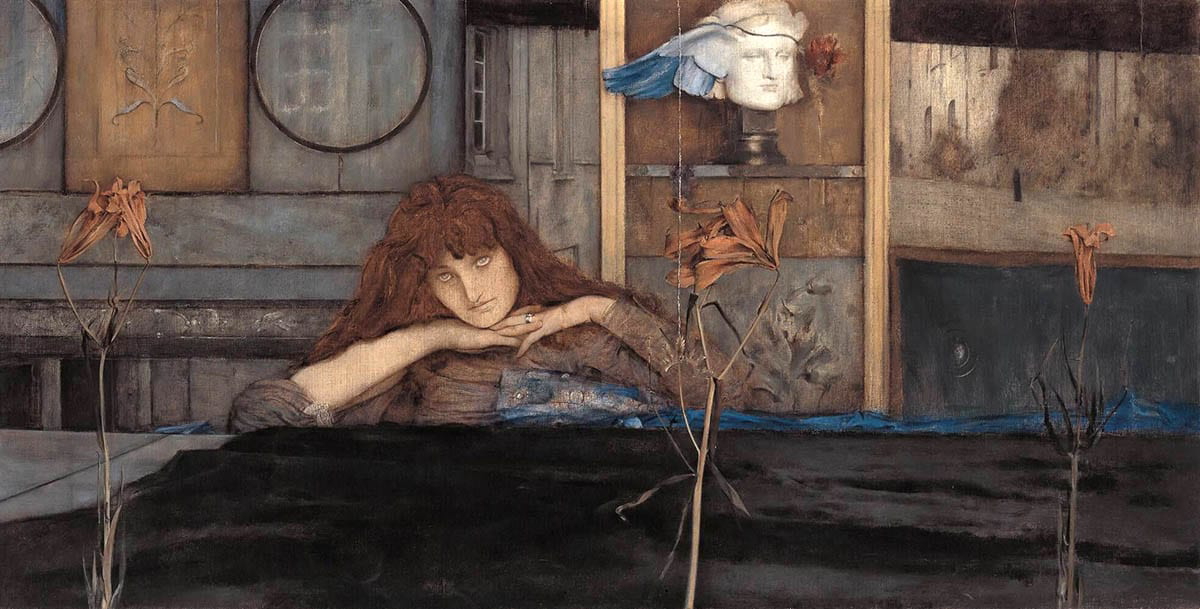 lock my door upon myself fernand khnopff
