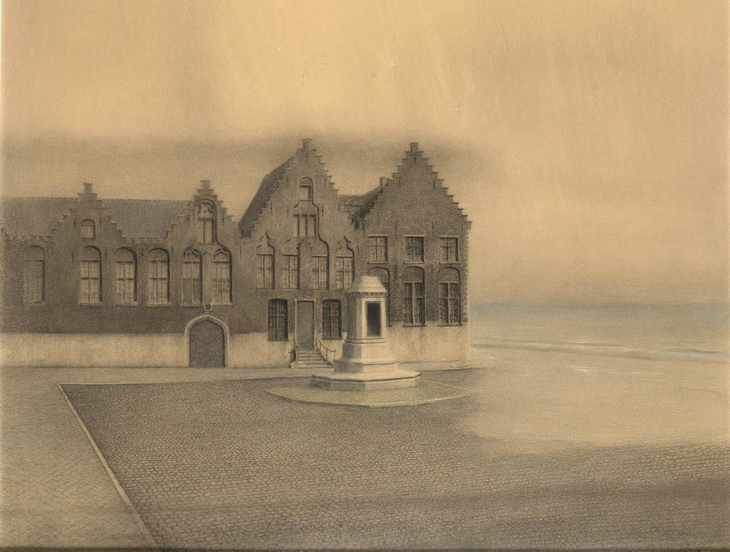 abandoned city fernand khnopff