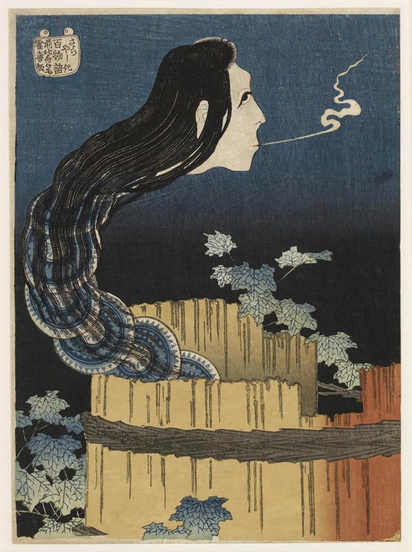 katsushika hokusai house of broken plates