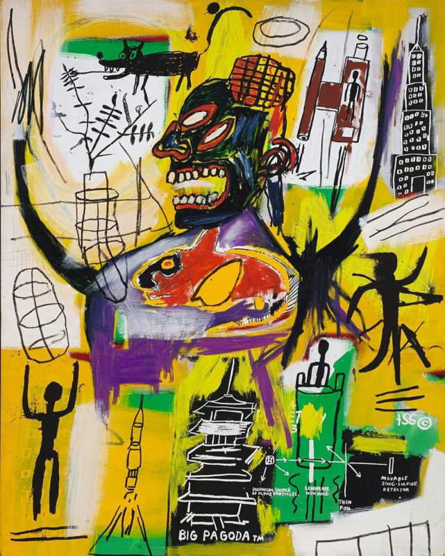 Three early Basquiats