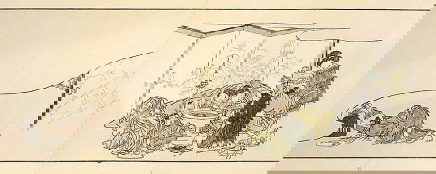 kyosai kawanabe kyosai one hundred goblins