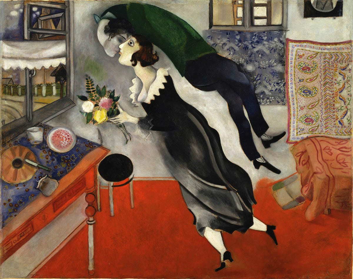 marc chagall's best-known artworks birthday