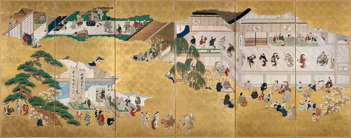 hishiwaka moronobu nakamura kabuki theater