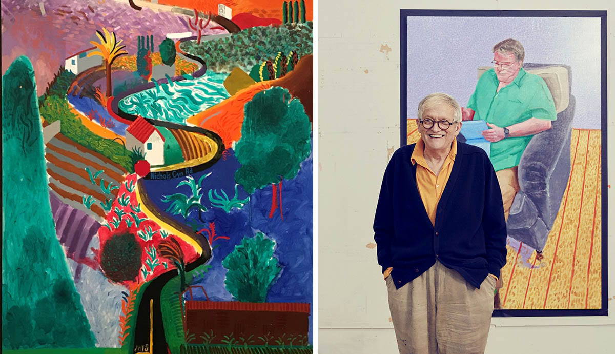 David Hockney’s Nichols Canyon Painting to sell for 35M at Phillips