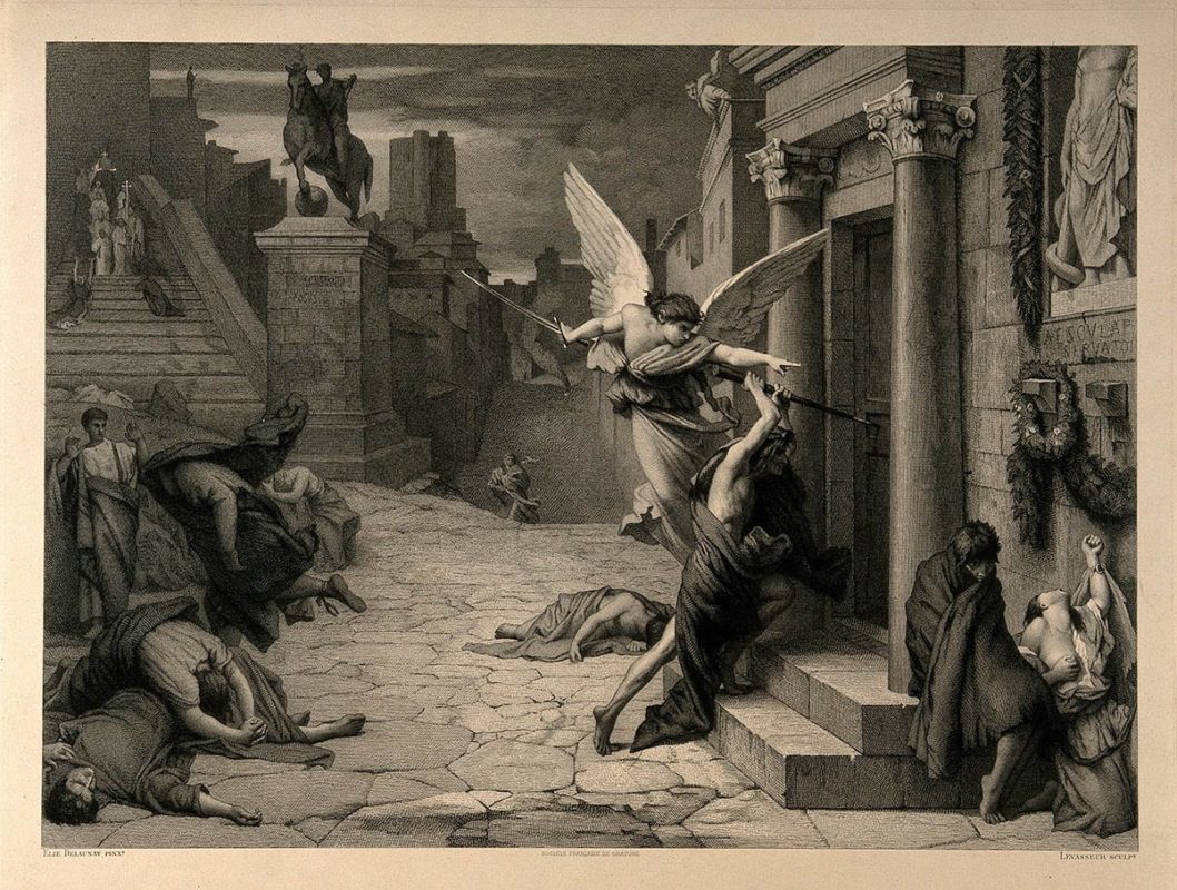 angel of death plague rome levasseur