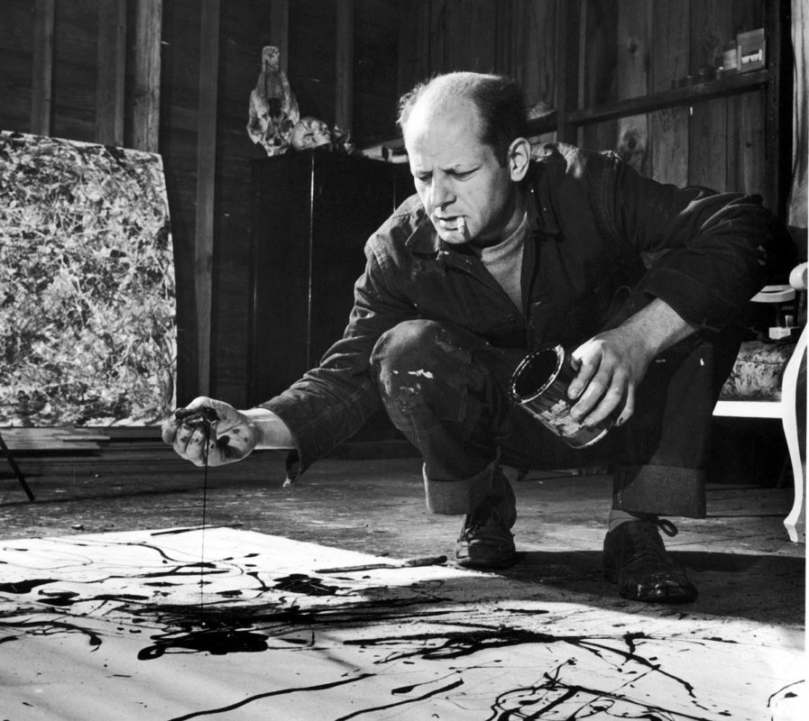 jackson pollock portrait studio