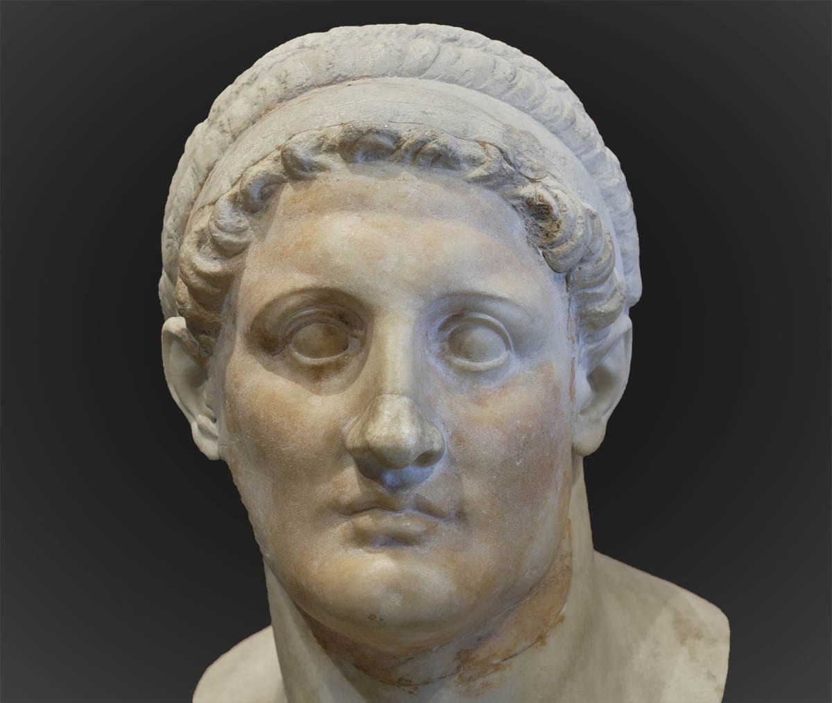 Marble portrait of Ptolemy I Egypt Pharaoh