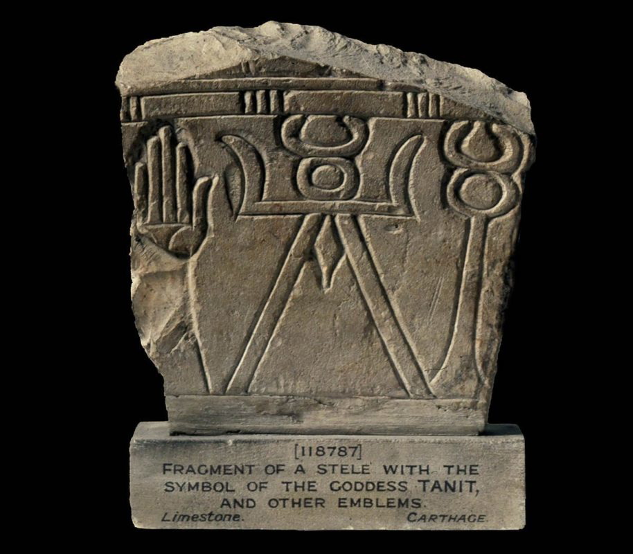 punic stele goddess tanit