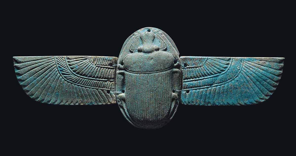 scarab funerary symbol