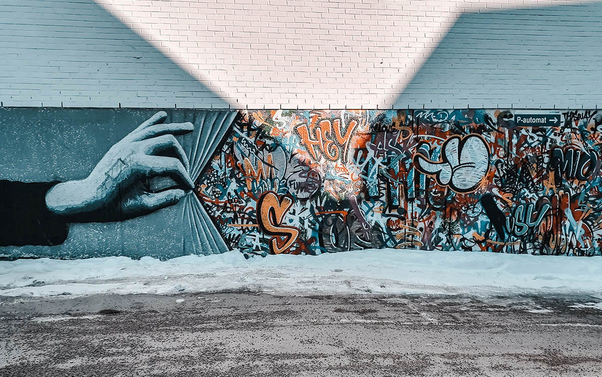 multicolored graffiti tobias bjorkli