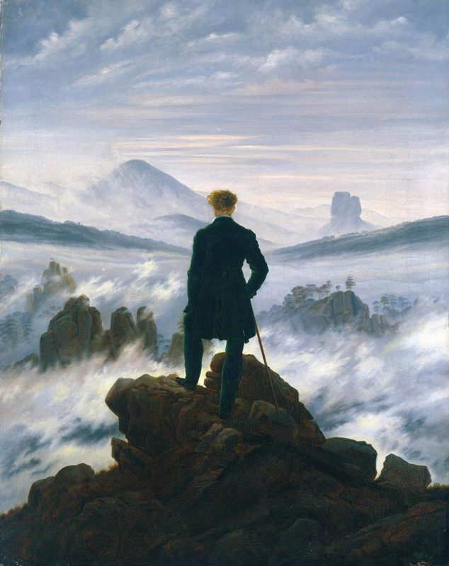 wanderer above the sea of fog casper david friedrich