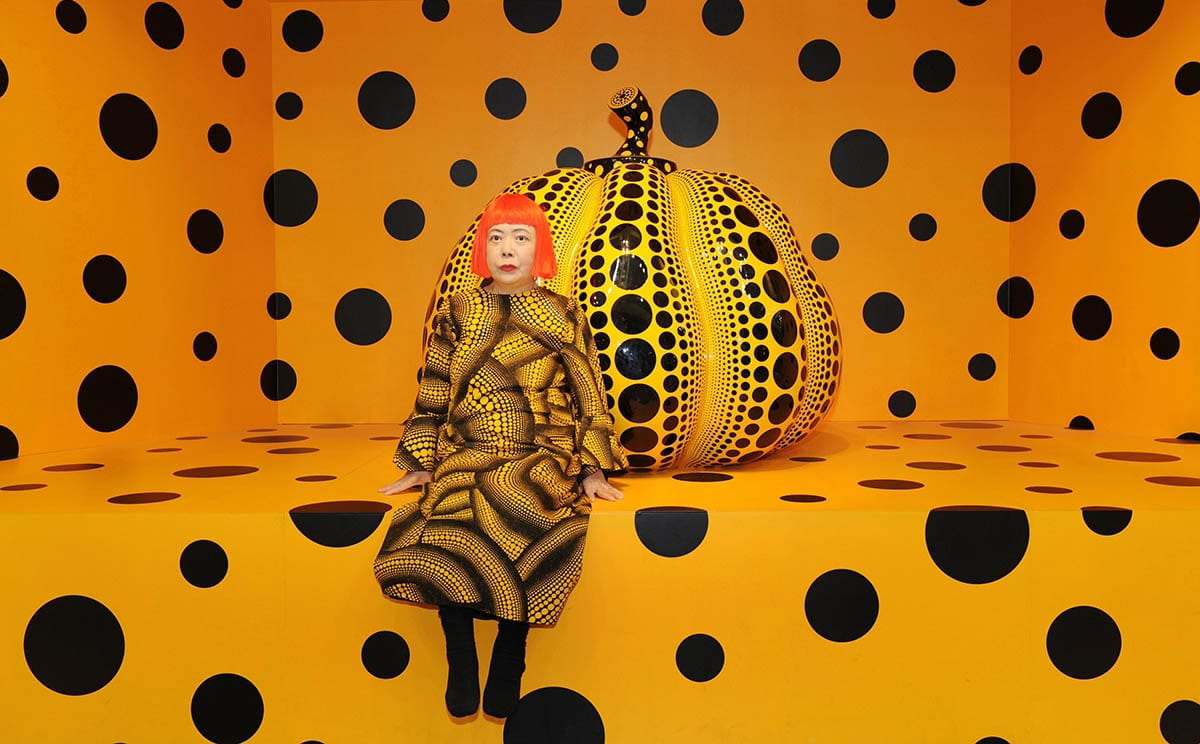 yayoi kusama pumpkin david zwirner